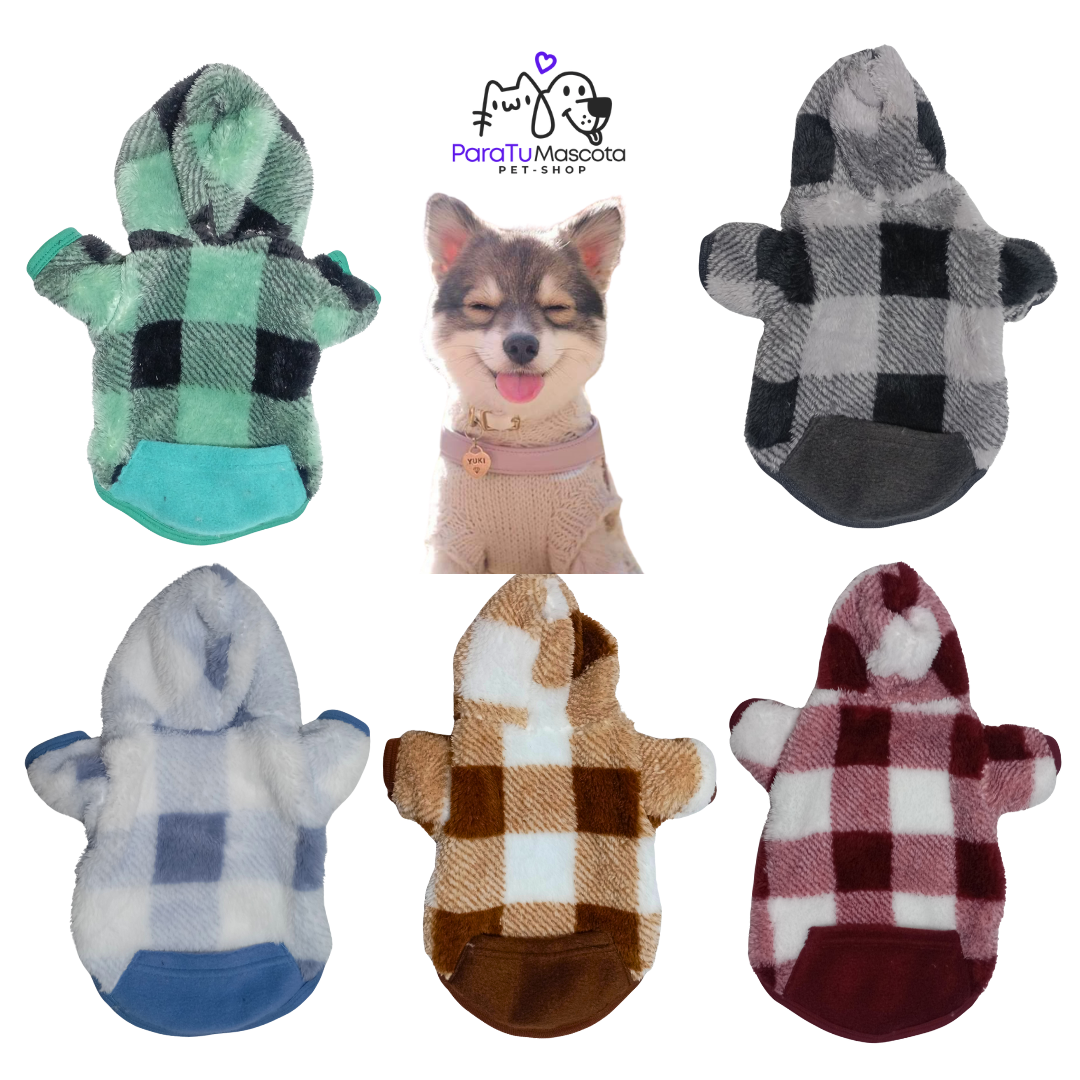 Polerón de corderito para perros | Abrigo cálido y suave | Hecho en Chile