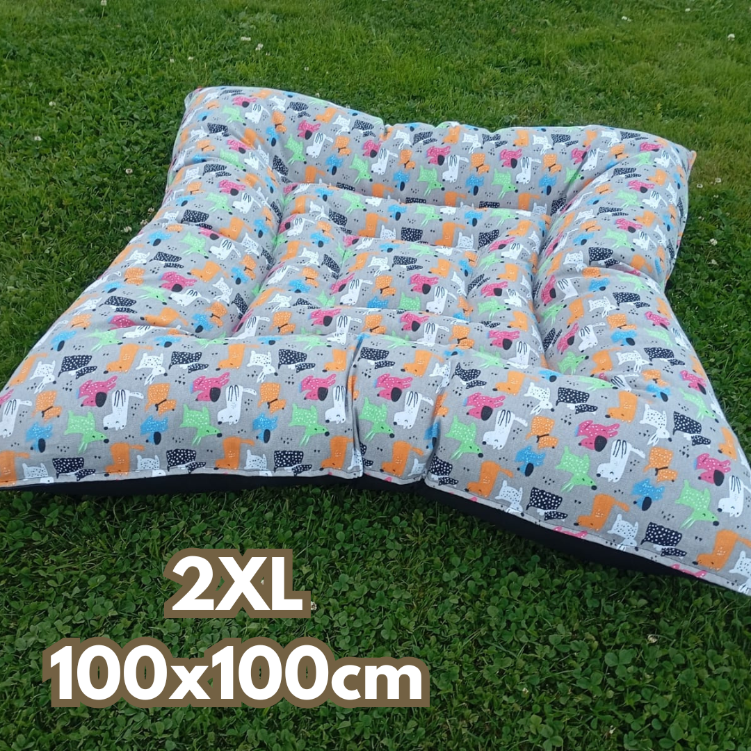 Cama impermeable para perros | Tela lona de alta densidad | Premium y resistente