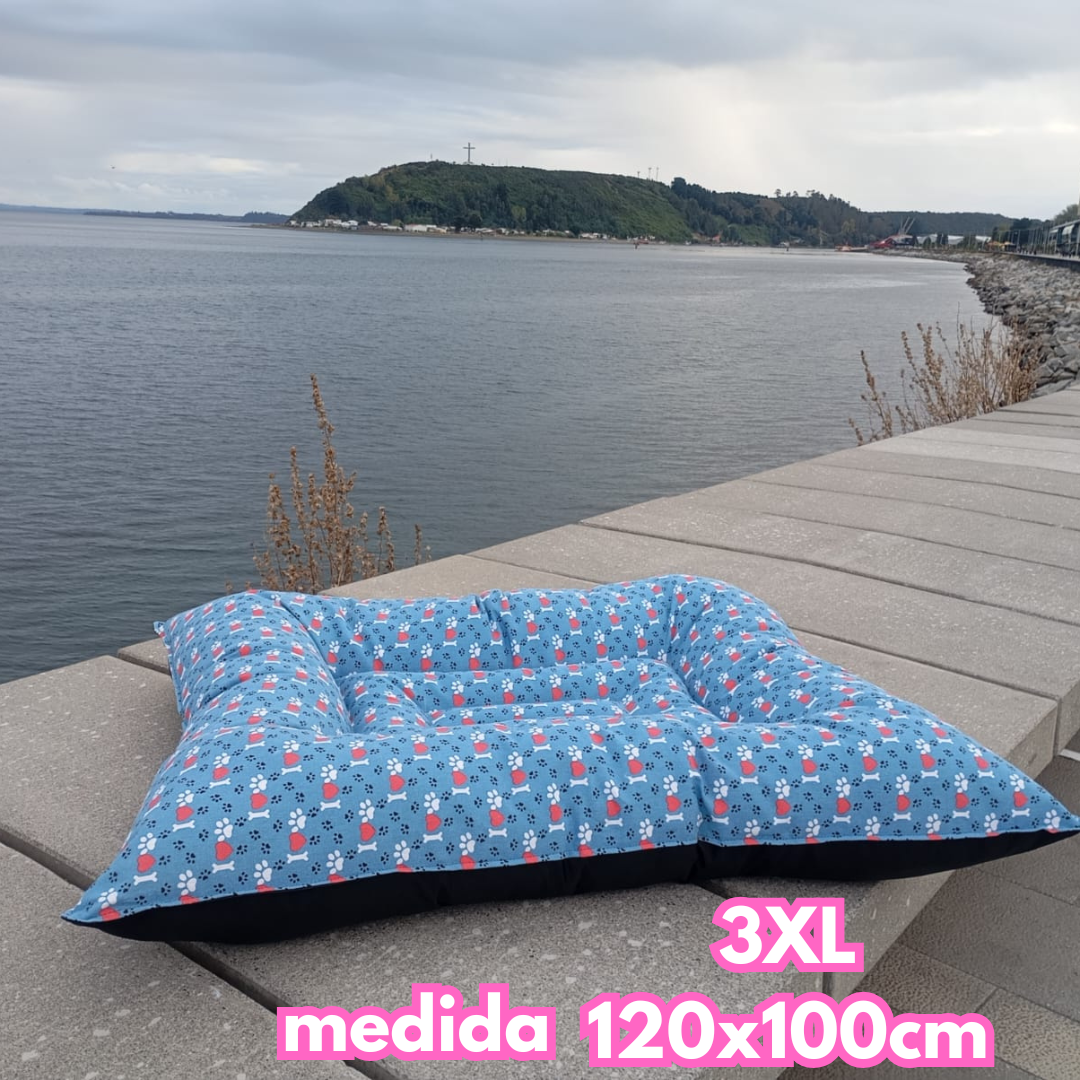 Cama impermeable para perros | Tela lona de alta densidad | Premium y resistente