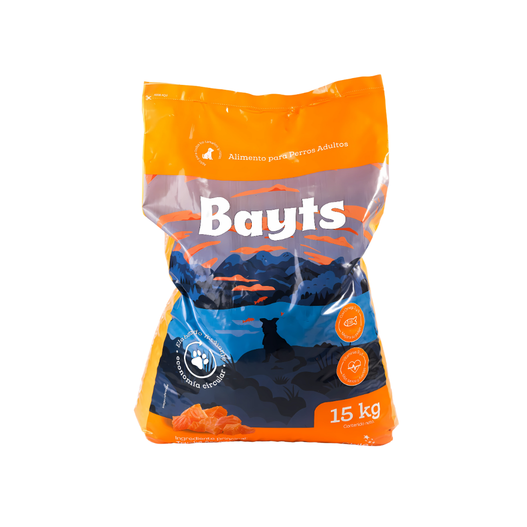 Alimento Bayts Perro Adulto 15kg - Trucha | Gran Formato Económico